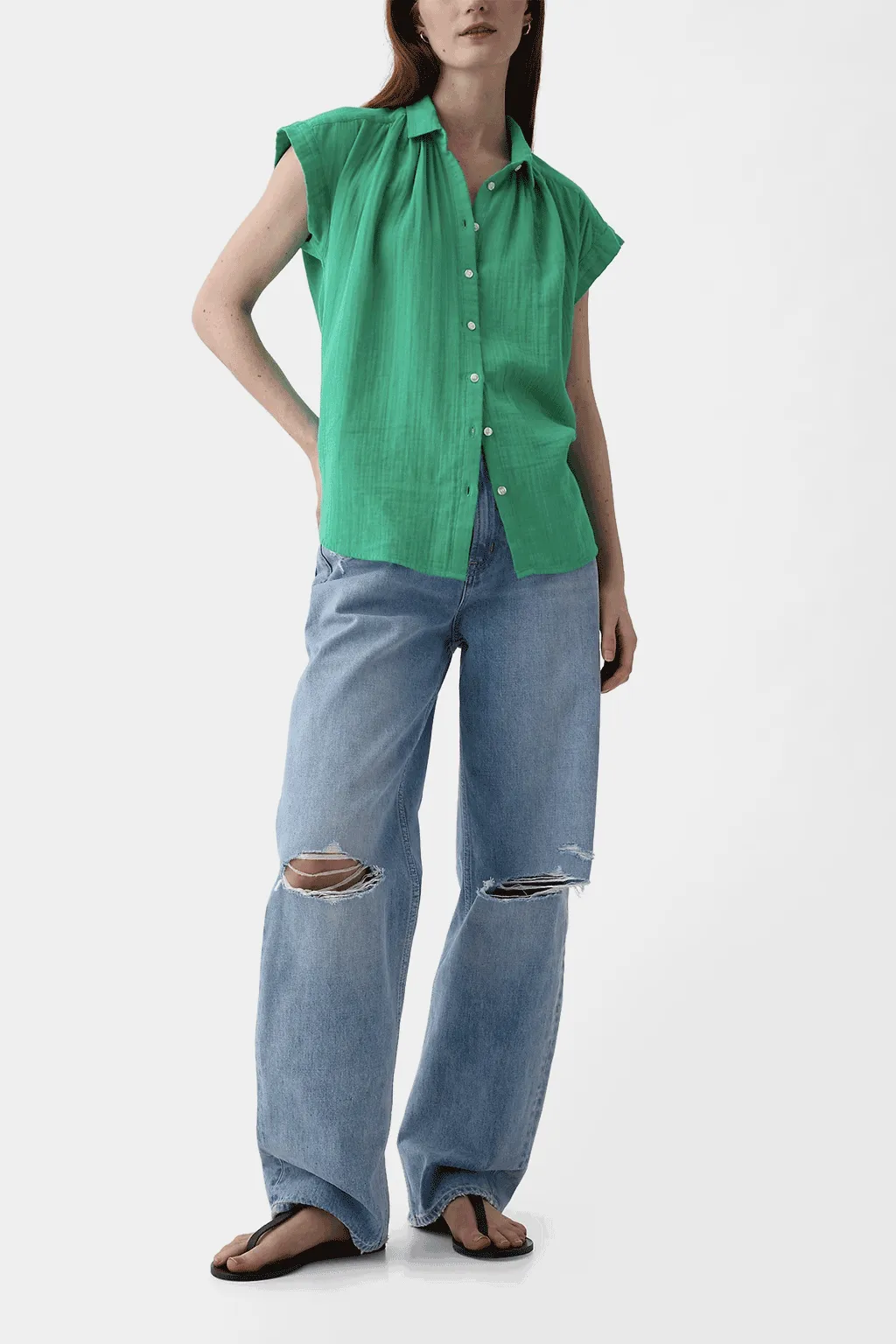 Gap - Crinkle Gauze Shirt