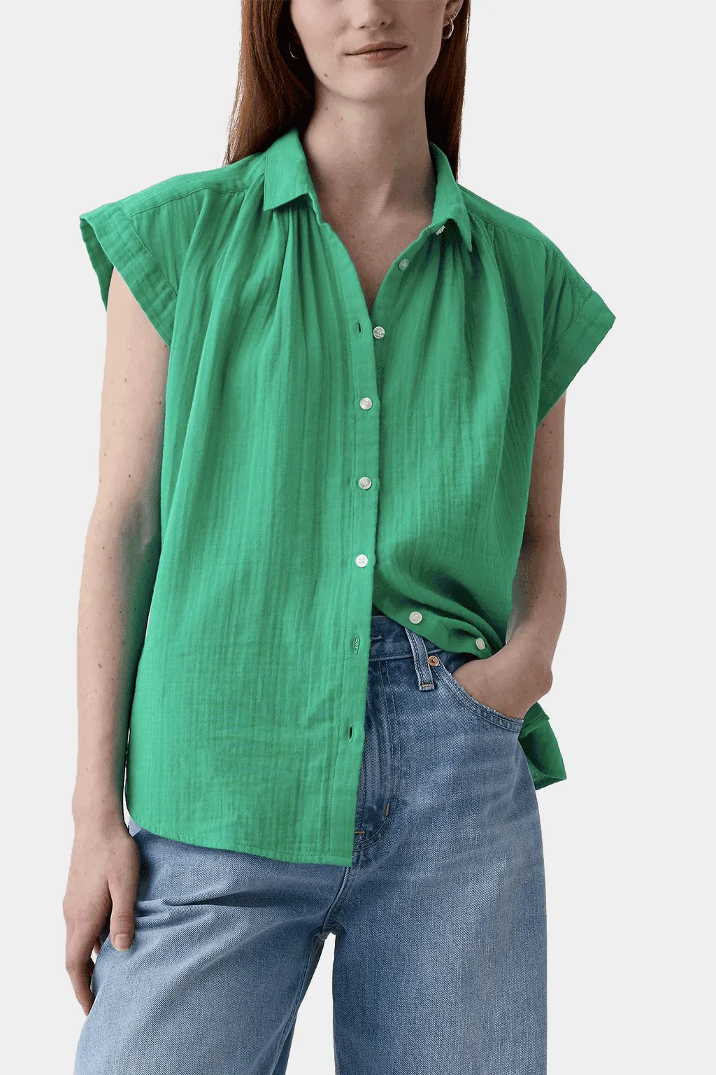 Gap - Crinkle Gauze Shirt