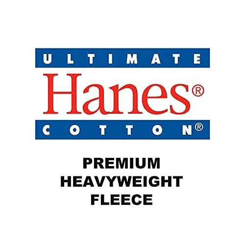 Hanes Men's Ultimate Cotton Heavyweight Pullover Hoodie sweatshirts, Black, X-Large US