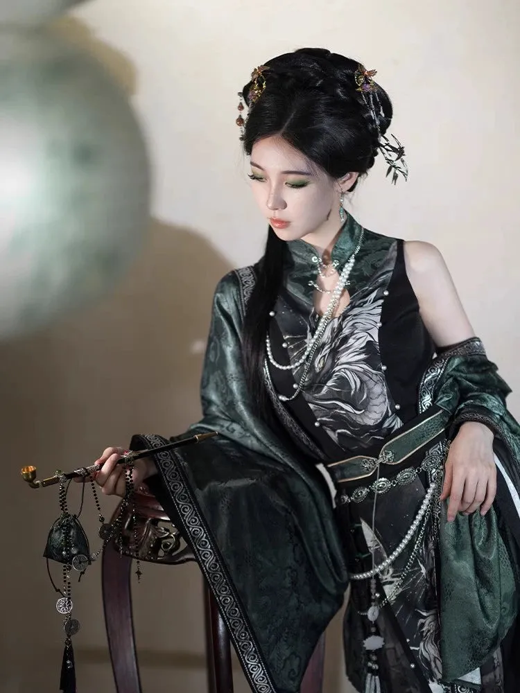 Hanfu Inspired New Chinese Style Costume, Mystical