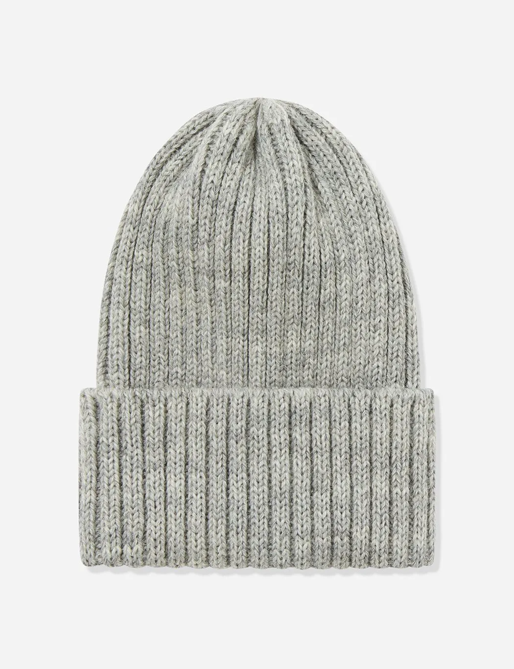 Highland 2000 Ribbed Beanie Hat - Heather Grey