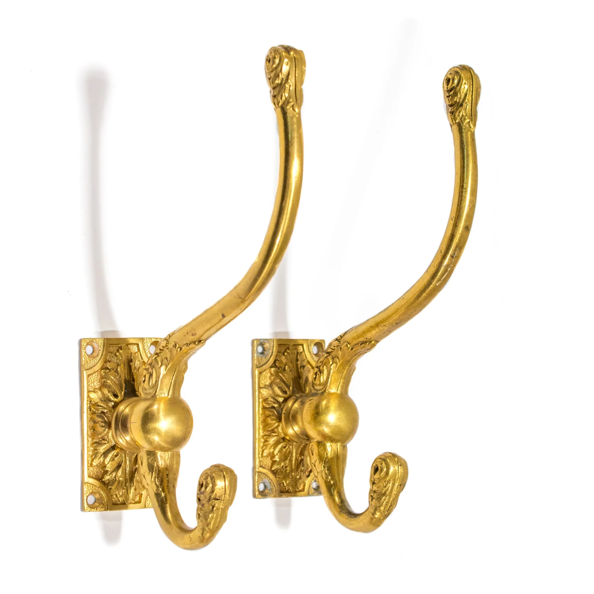 Hollywood Regency Gold Plated Hooks