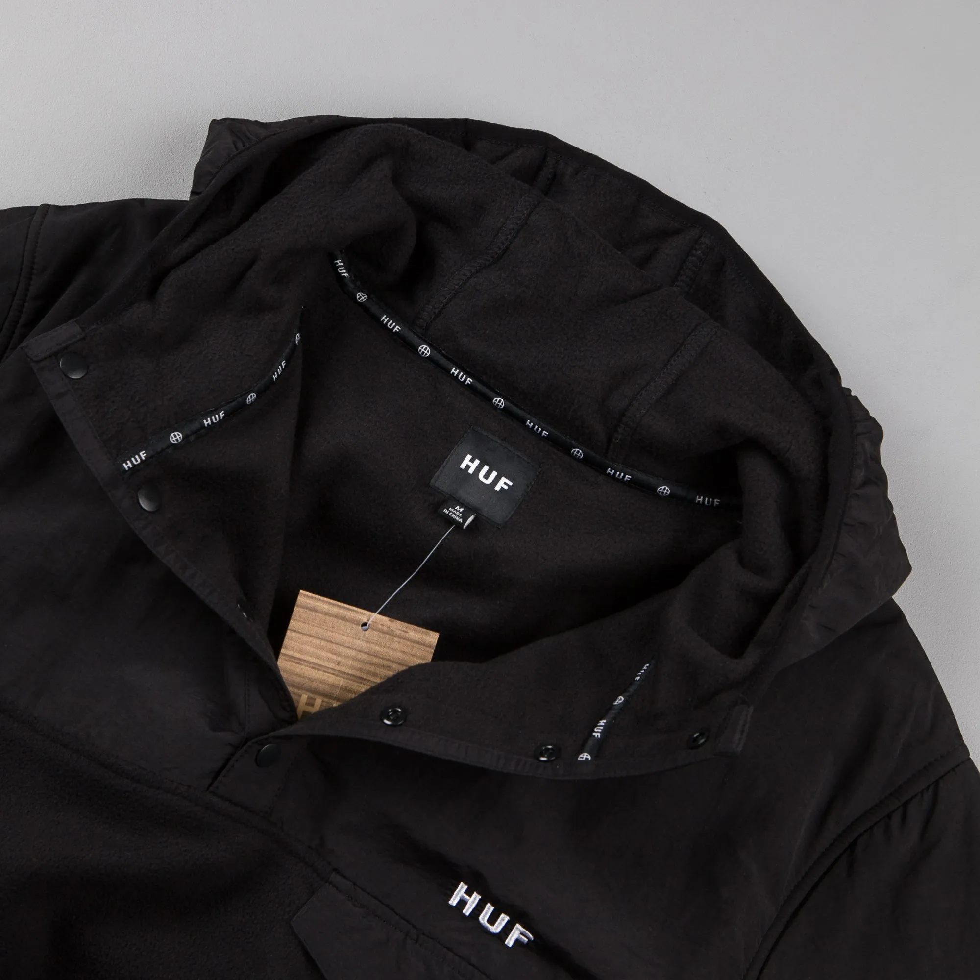 HUF Tofino Polar Hooded Sweatshirt - Black