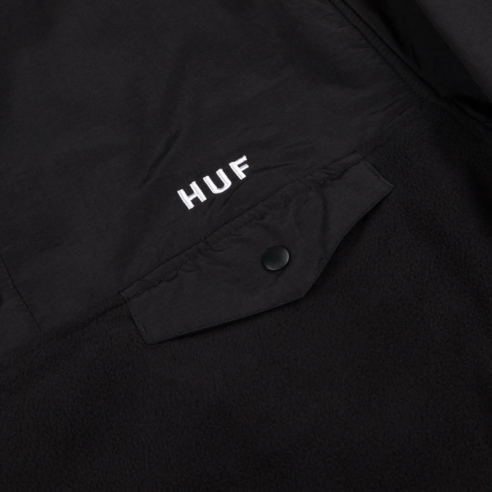 HUF Tofino Polar Hooded Sweatshirt - Black