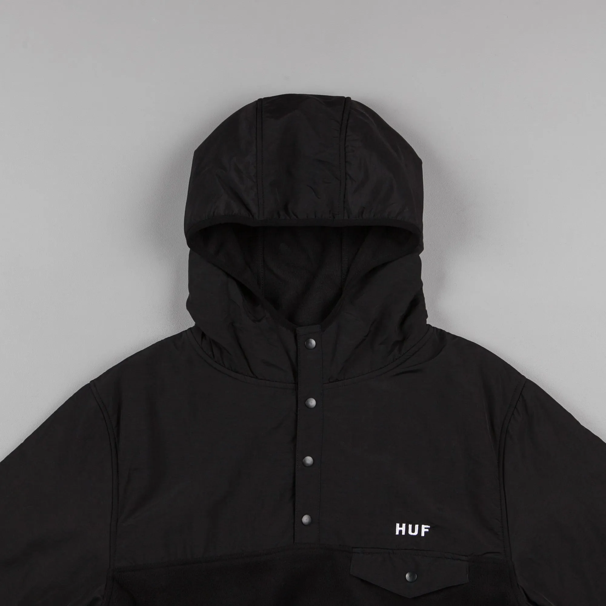 HUF Tofino Polar Hooded Sweatshirt - Black