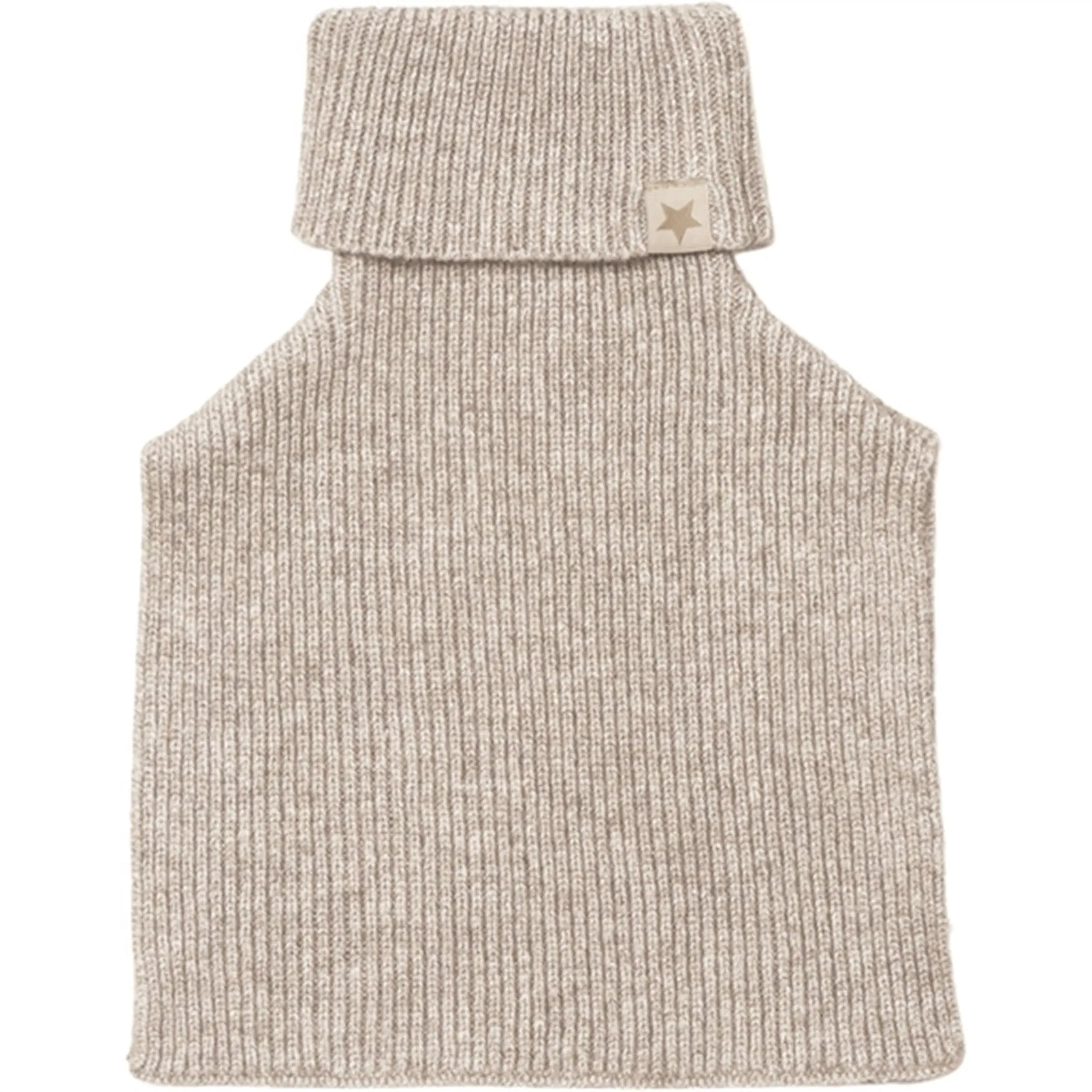 Huttelihut Neck Warmer Wool Knit Camel