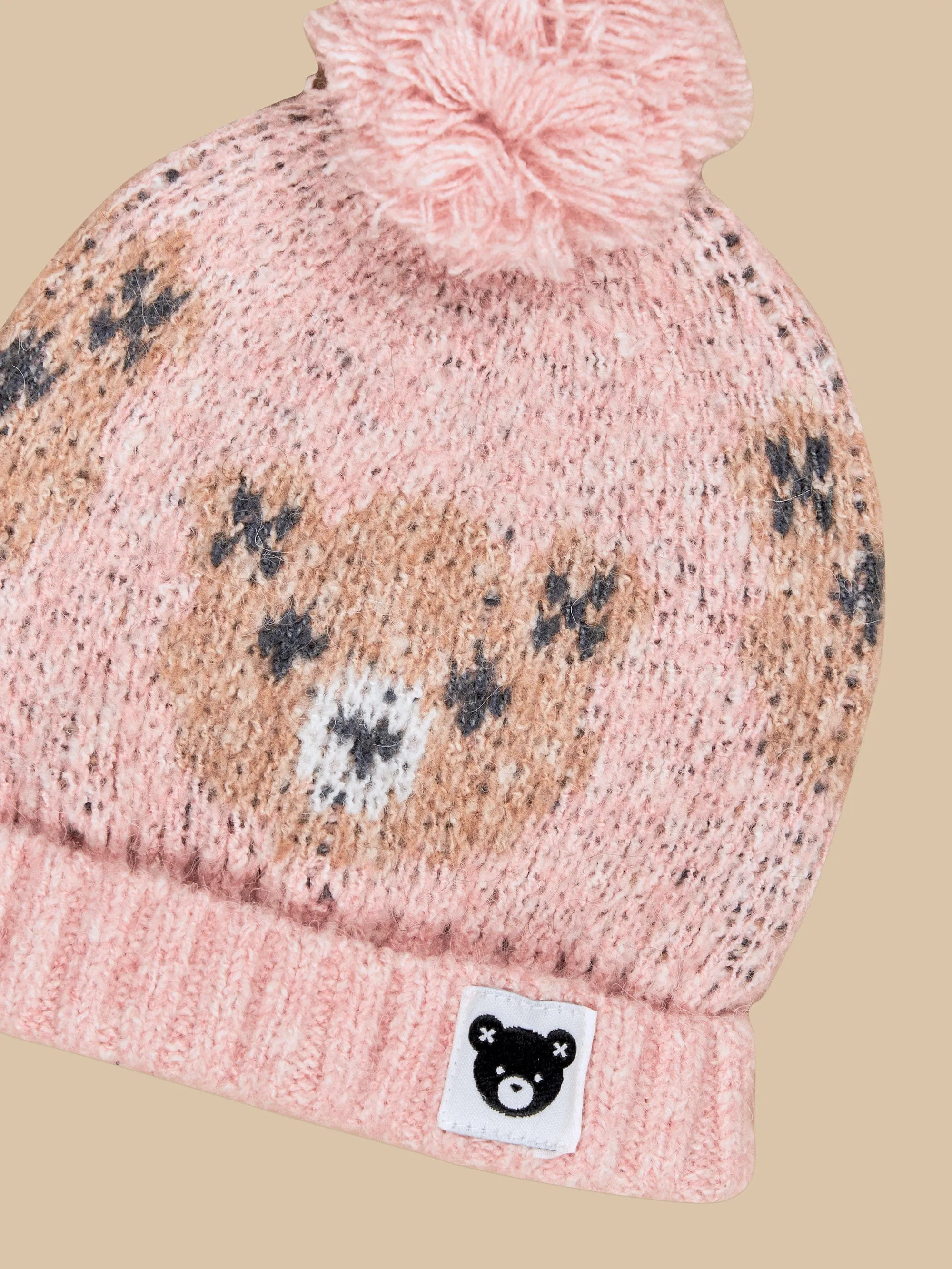 Huxbaby Knit Beanie - Rosebud