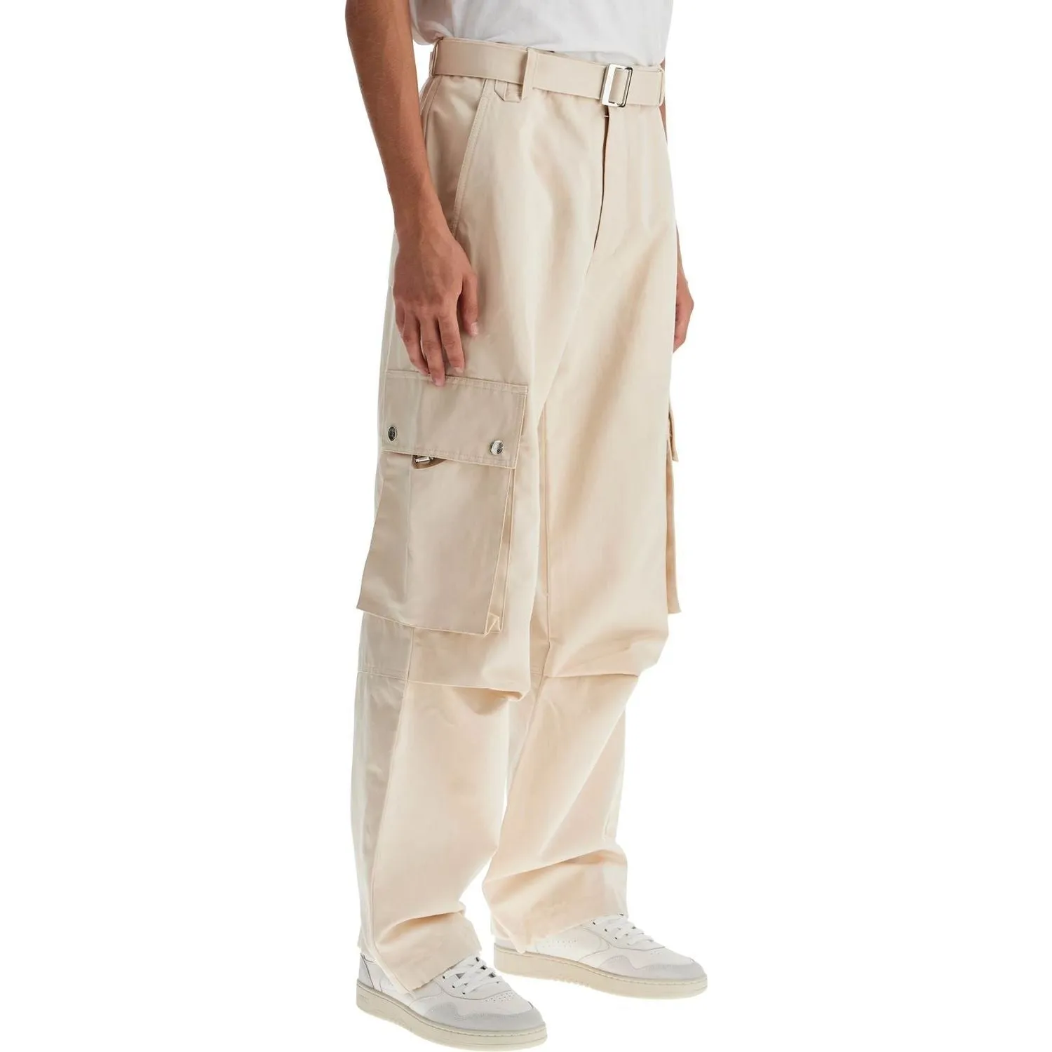 Jacquemus cargo gabardine trousers in eight