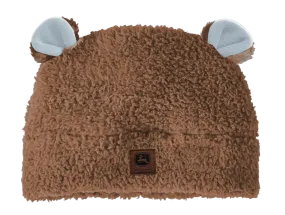 John Deere Toddler Brown Polar Ear Beanie