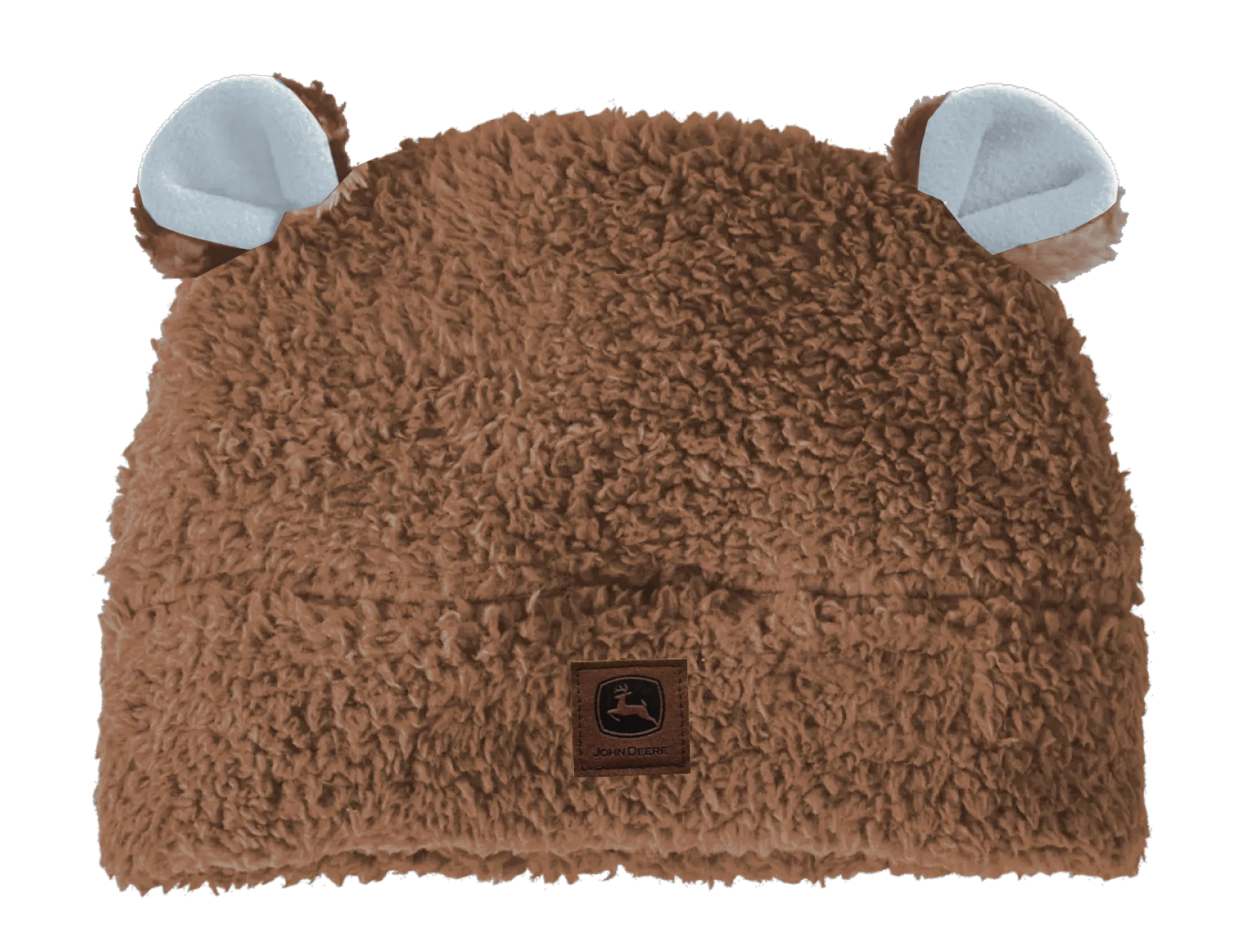 John Deere Toddler Brown Polar Ear Beanie