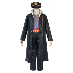 Jotaro Cosplay Costume Coat Pants Outfits Halloween Carnival Suit