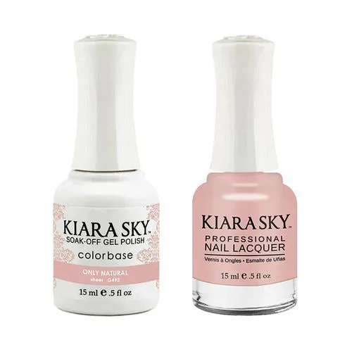 Kiara Sky Classic Gel & Polish Duo - #492 Only Natural