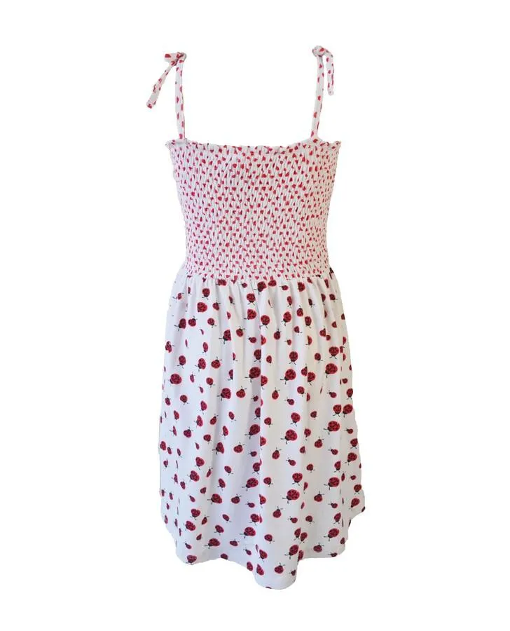 Ladybug Print Tier Dress