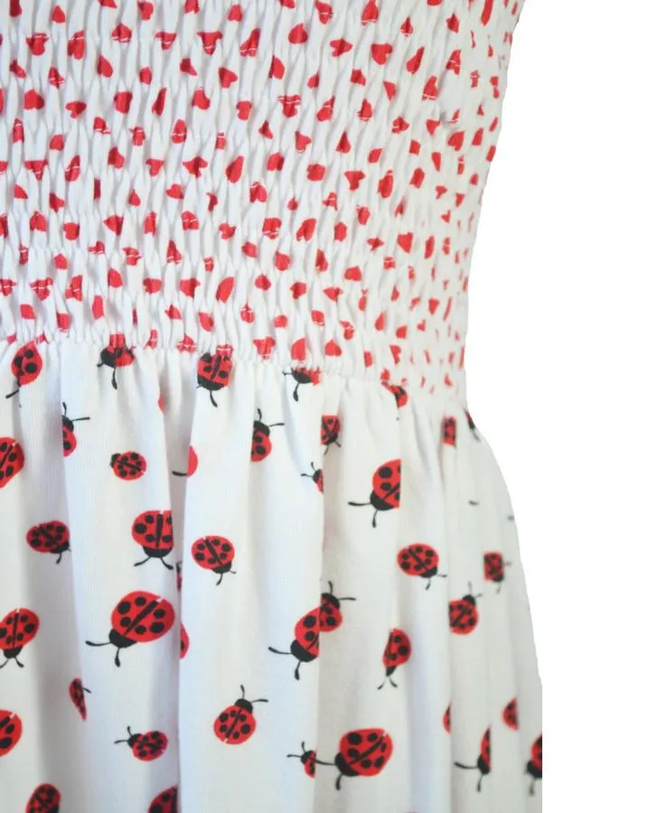 Ladybug Print Tier Dress