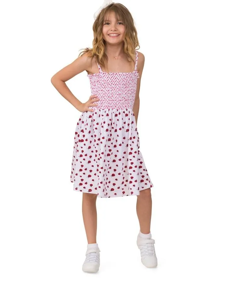 Ladybug Print Tier Dress