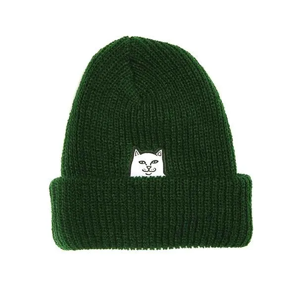 Lord Nermal Ribbed Beanie (Forest)