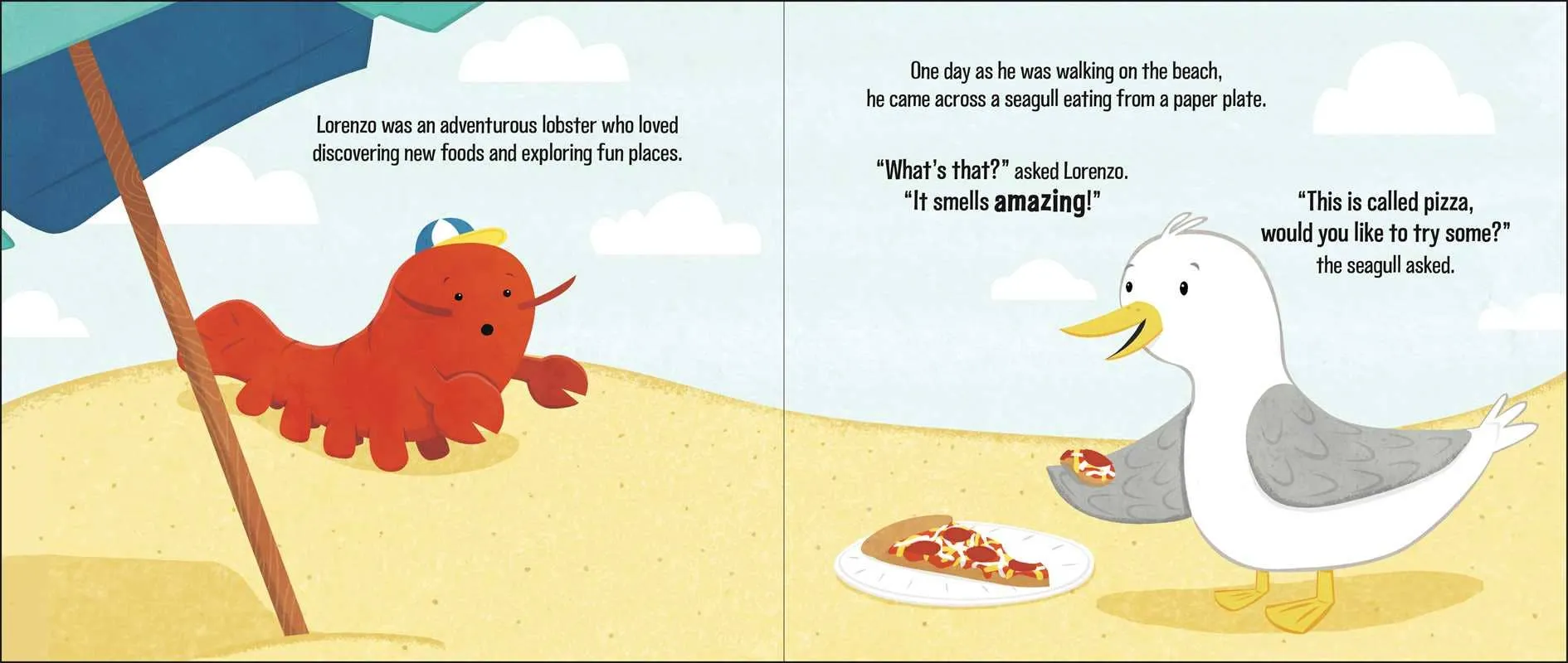 Lorenzo, the Pizza-Loving Lobster by Claire Lordon