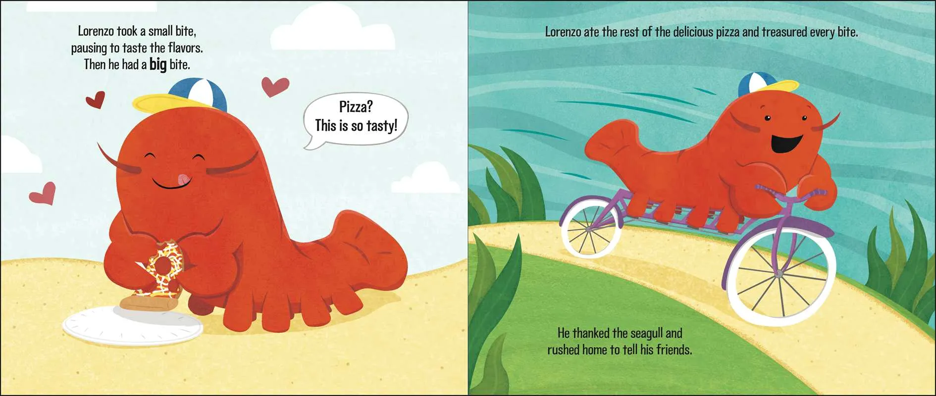 Lorenzo, the Pizza-Loving Lobster by Claire Lordon