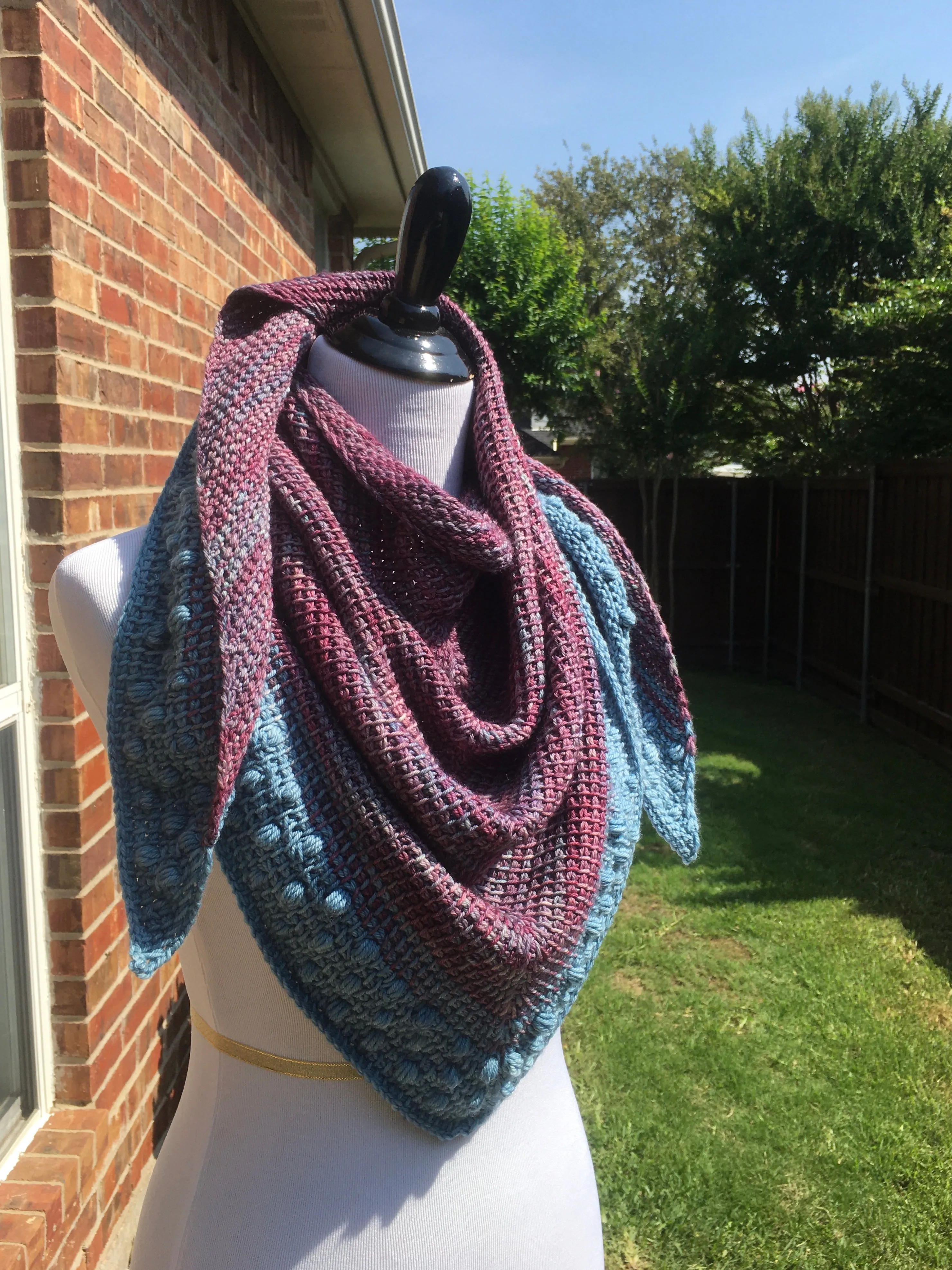 Lotus - Tunisian Bloom Shawl