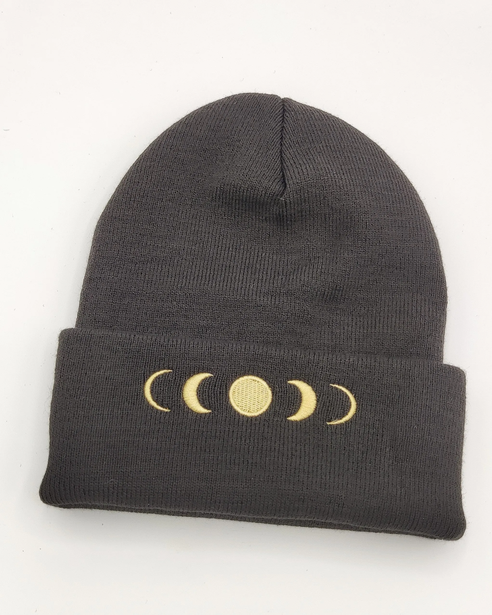 Lunar phases beanie