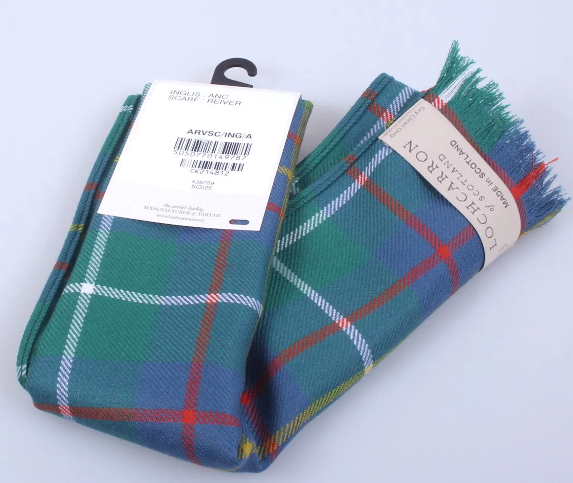 Luxury Lightweight Scarf in Inglis Ancient Tartan