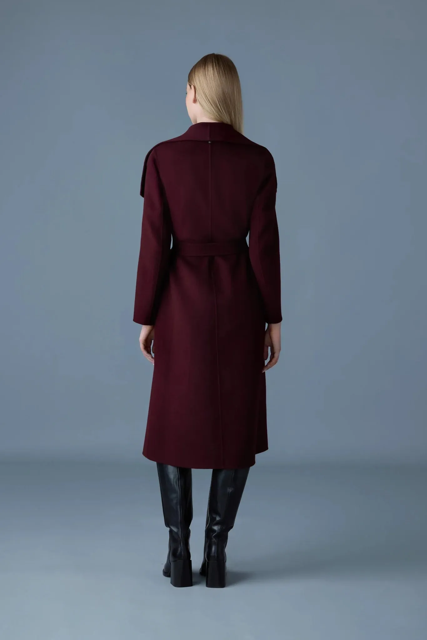 MACKAGE MAI-CN - Double-Face Wool Wrap Coat