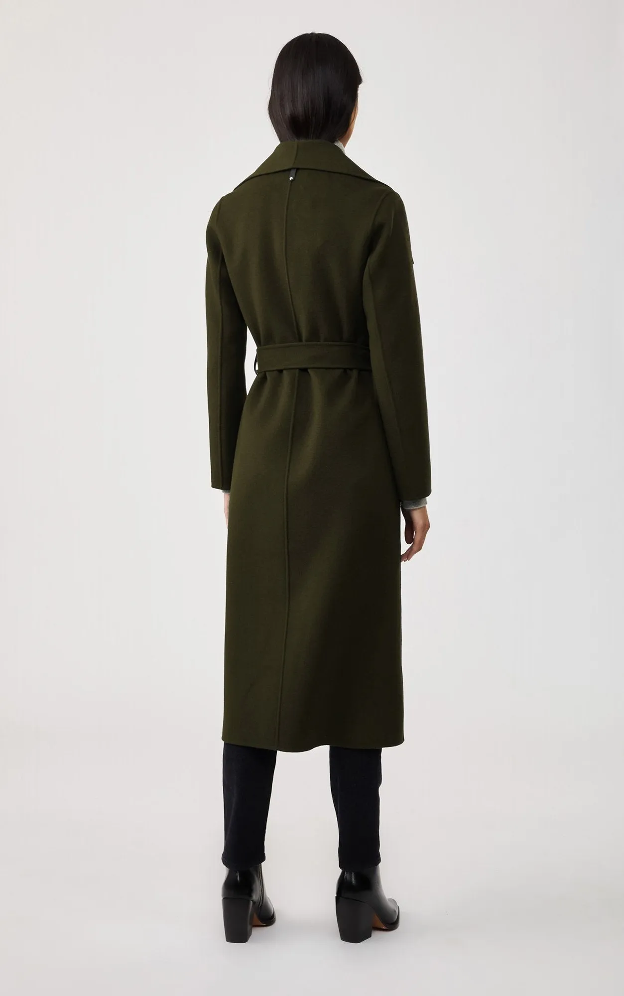 MACKAGE MAI-CN - Double-Face Wool Wrap Coat