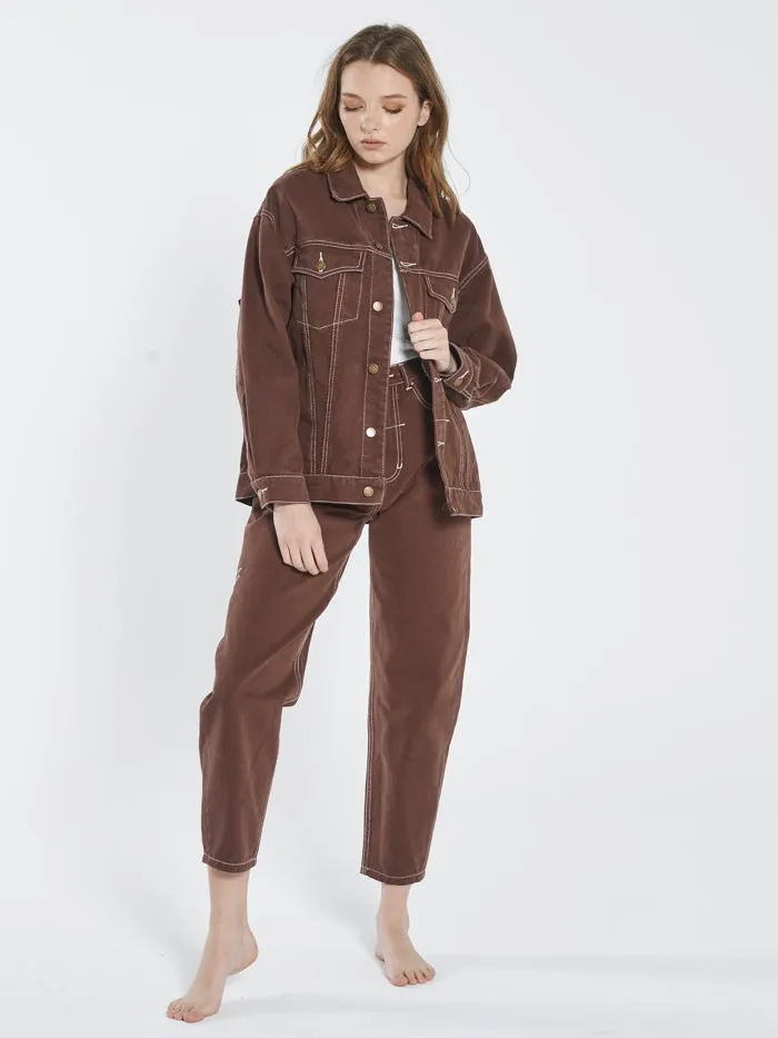 Madi Jacket - Washed Cocoa