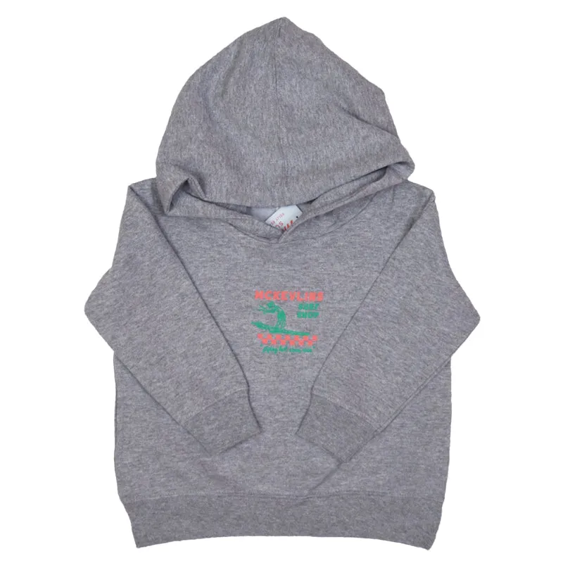 McKevlin's - Toddler Pizza Shred Hood Fleece - Heather Grey