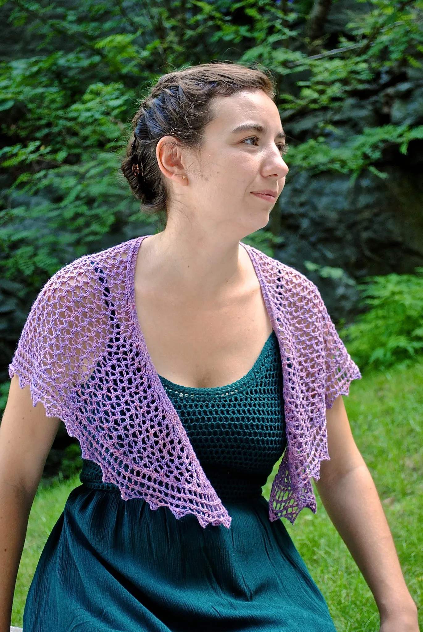 Meandering Pathway Shawl