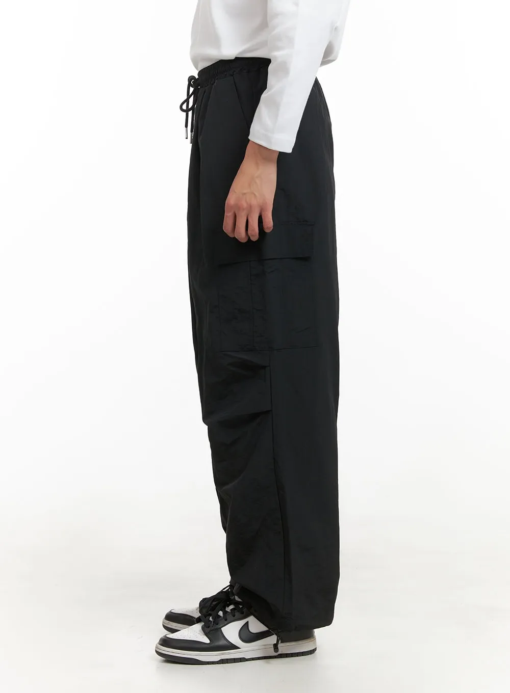 Men's Wide Fit Parachute Pants IY402