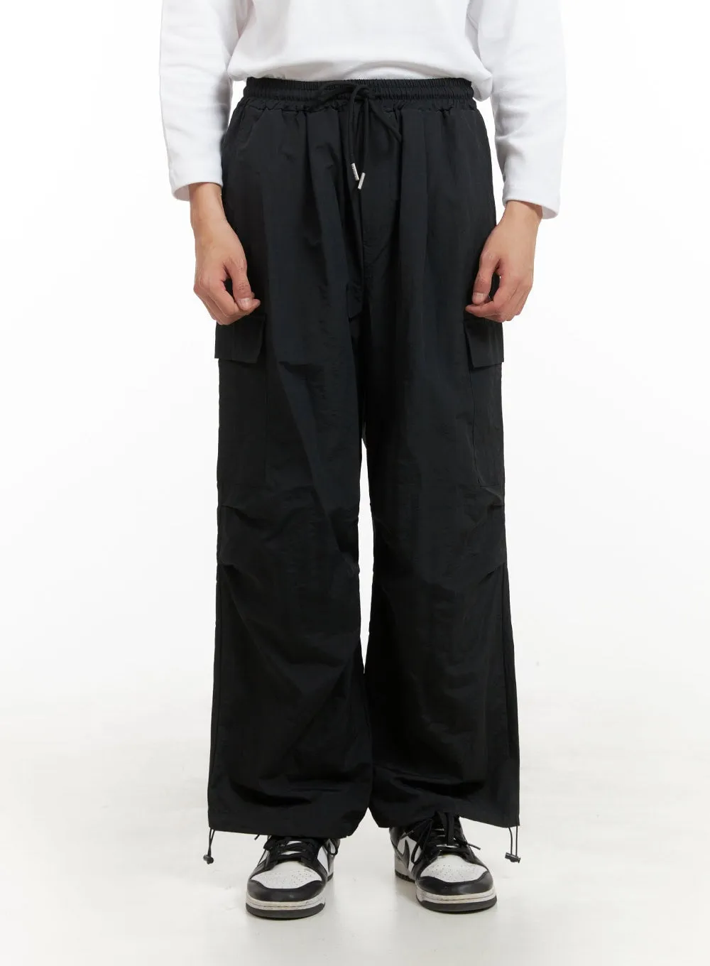 Men's Wide Fit Parachute Pants IY402