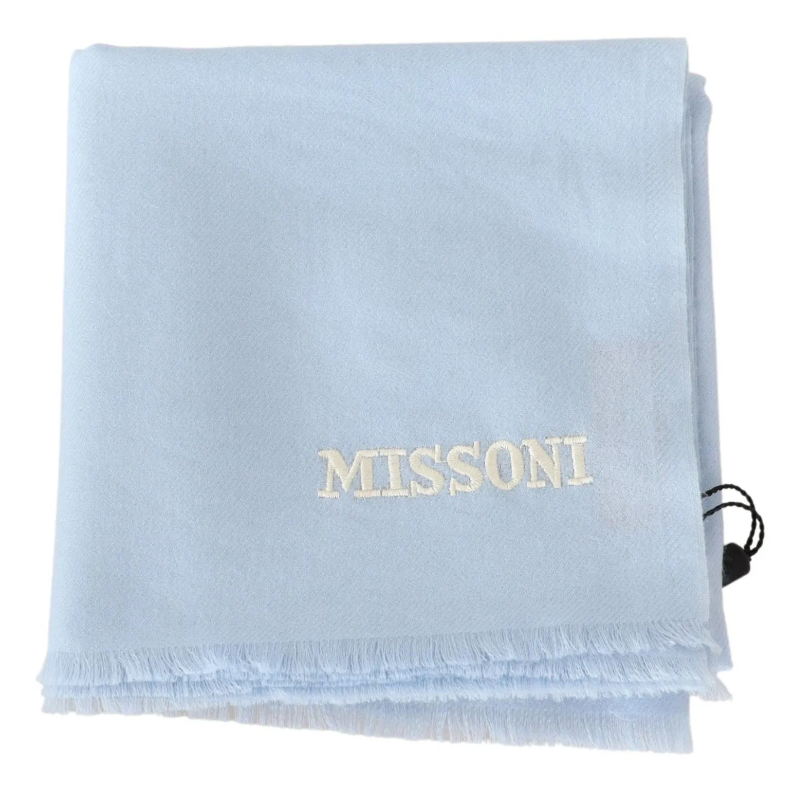 Missoni Luxurious Cashmere Scarf with Logo Embroidery