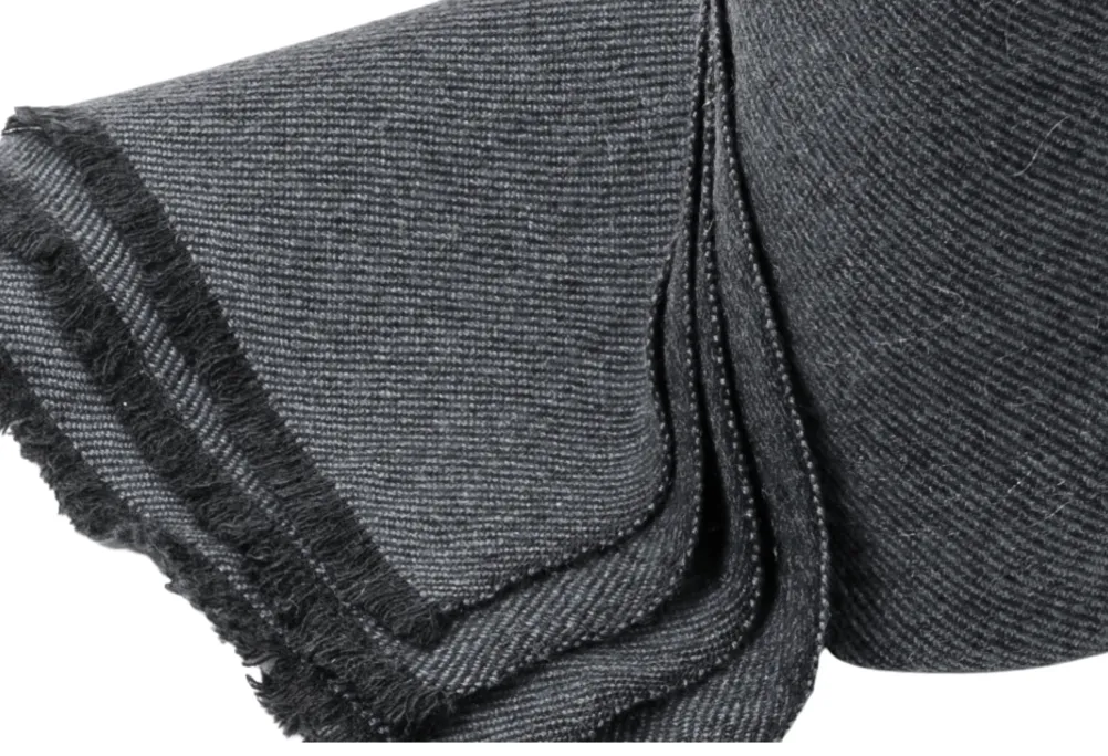 Modern Twill Weave Cashmere Scarf