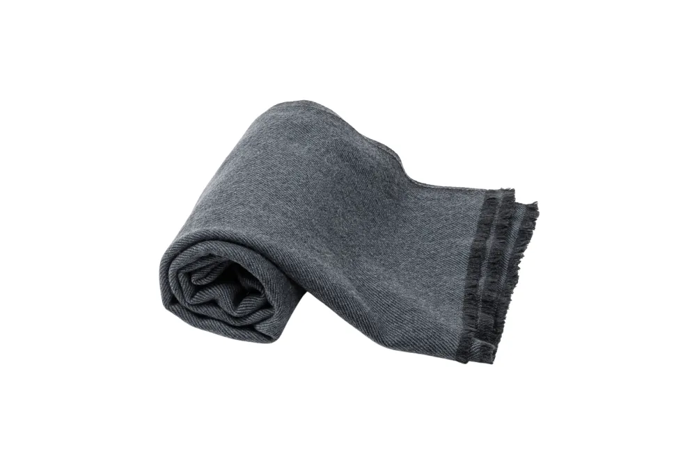 Modern Twill Weave Cashmere Scarf