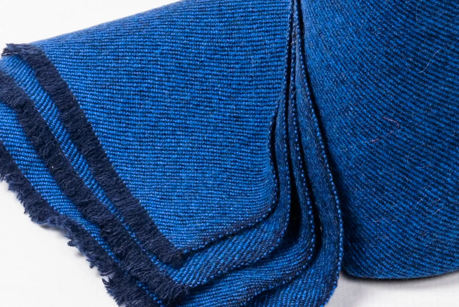 Modern Twill Weave Cashmere Scarf