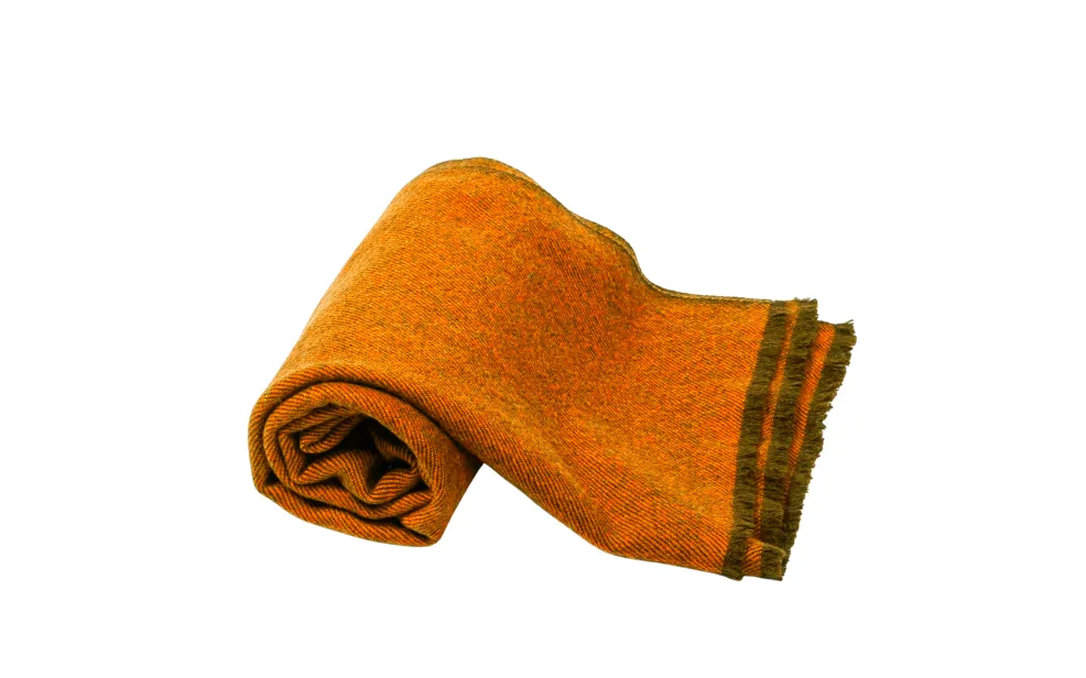 Modern Twill Weave Cashmere Scarf