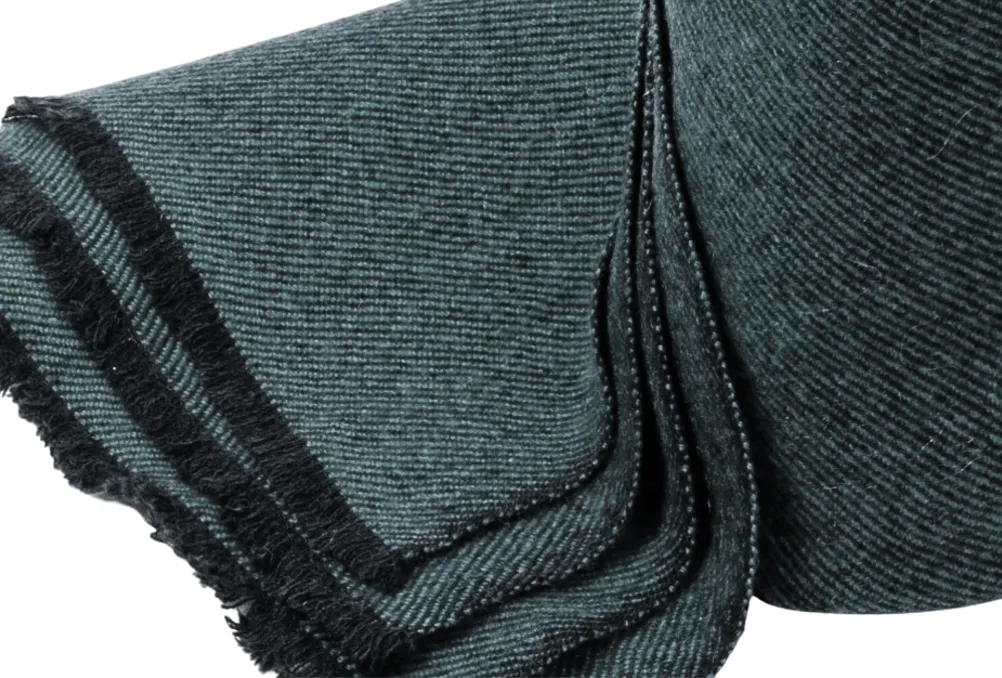 Modern Twill Weave Cashmere Scarf