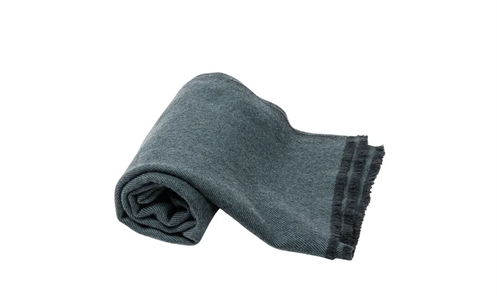 Modern Twill Weave Cashmere Scarf