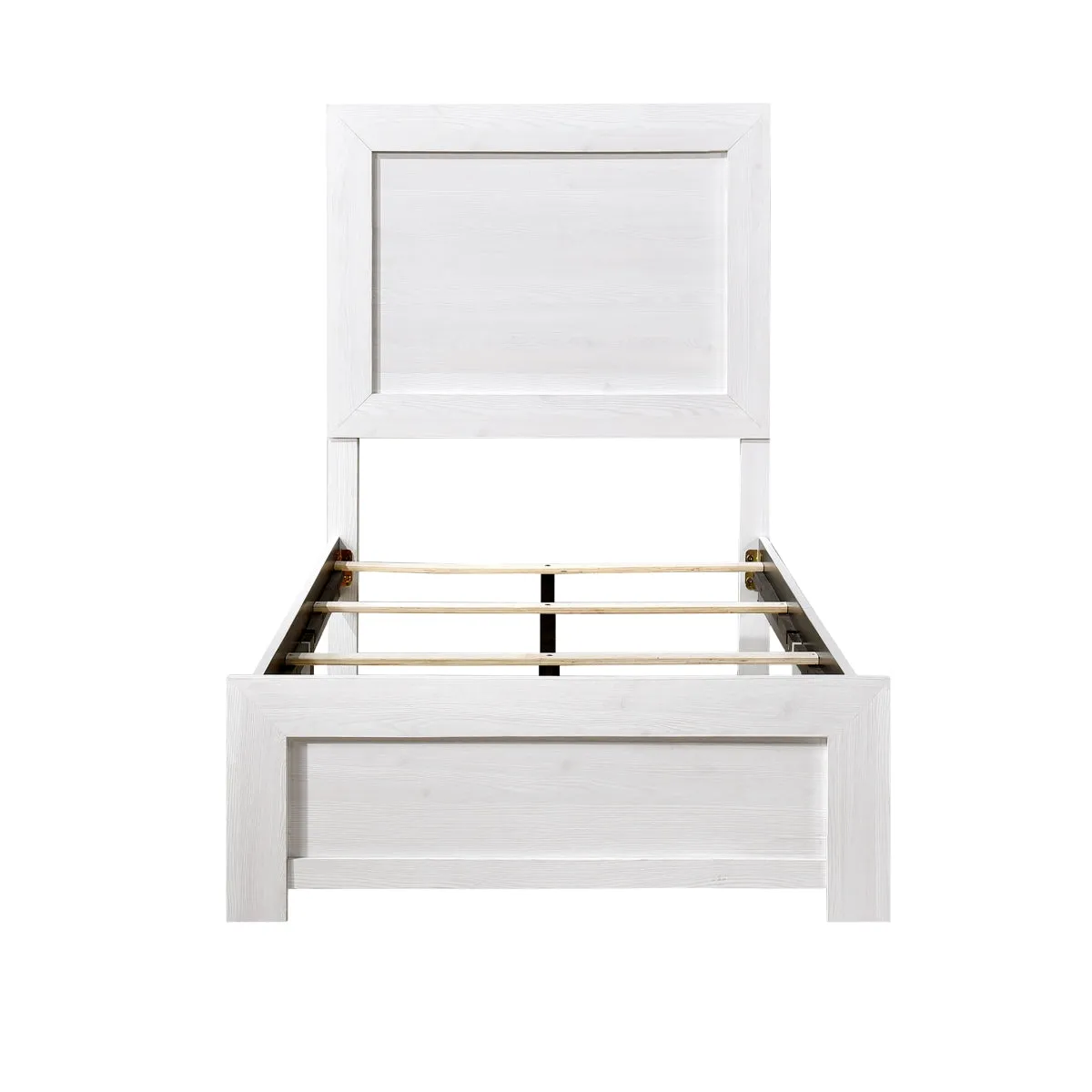 Modern White Twin (Single) Bed