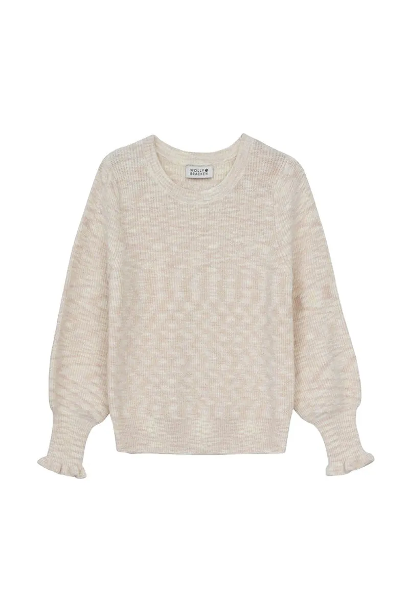 Molly Bracken Cream Sweater MMT1918CN 5109