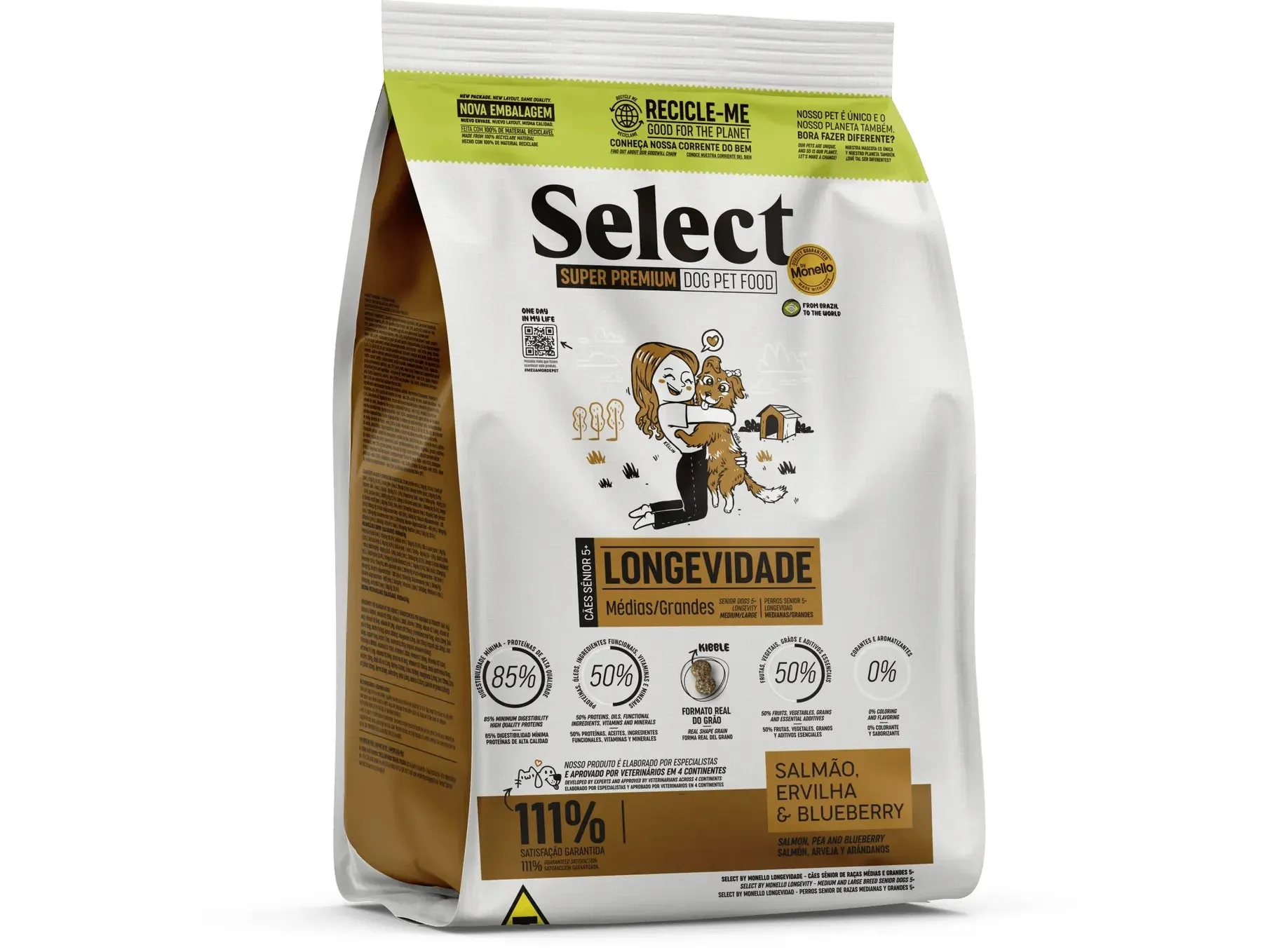 Monello Select Longevity – Medium and Large Breed Senior Dogs 5  2Kg