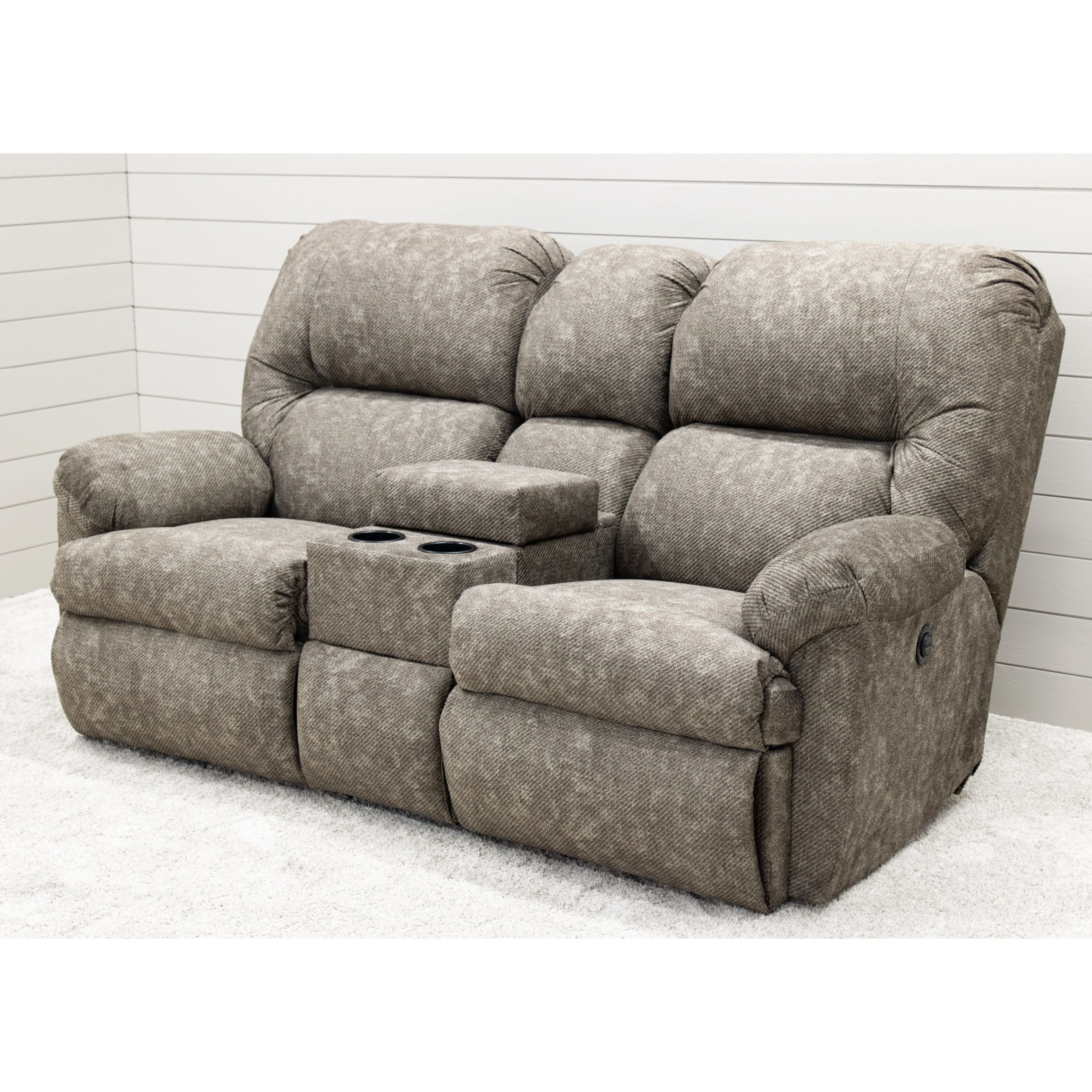 Montana Custom Reclining Loveseat with Console