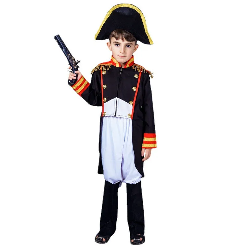 Napoleon 2023 Napoleon Kids Children Party Carnival Halloween Cosplay Costume