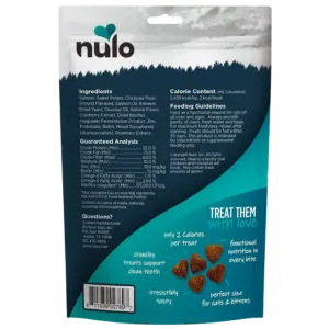 Nulo Functional Grain-Free Skin & Coat Salmon Cat treats, 4 oz