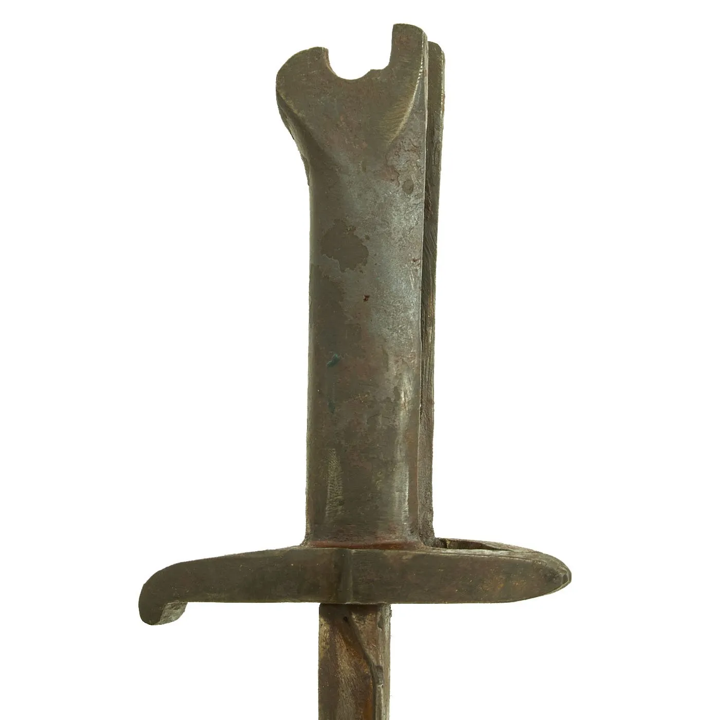 Original British WWI Steel Hilt Pritchard Bayonet for the Webley MkVI Pistol with Scabbard & Frog