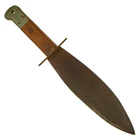 Original British WWII OSS Smatchet Heavy Fighting Knife