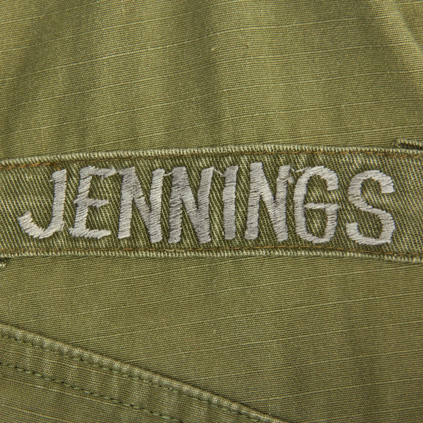 Original U.S. Vietnam War 197th Armed Helicopter Company Pilot’s OG-107 Type III Jungle Jacket with Incountry Made Insignia - First Helicopter Company Deployed To South Vietnam