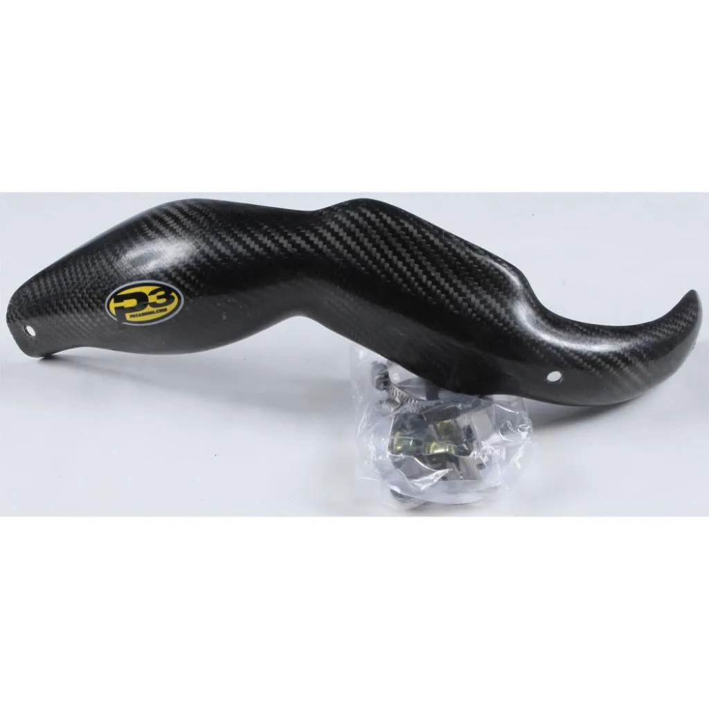 P3 Carbon Fiber Header Heat Shield KTM w/FMF Megabomb | 201094