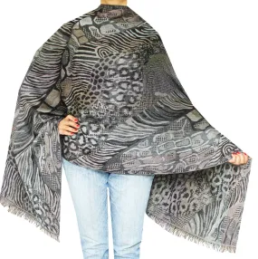 Paisley Scarves and Wraps Womens Wool India Clothes (76 x 26 inches)